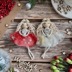 Świąteczny Zestaw Prezentowy - Kubek Aniołek - złoty